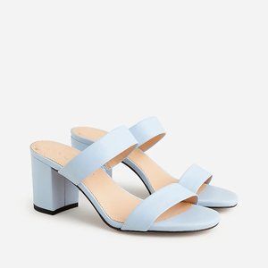 J Crew "Lucie" Double-Strap Block-Heel Sandals